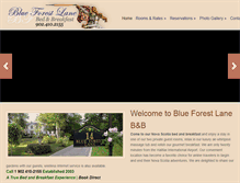Tablet Screenshot of blueforest.ca